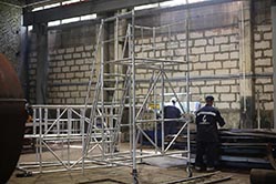 Металлоконструкция из алюминия